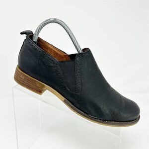 Josef Seibel Sienna 43 Black Leather Slip-On Ankle Boots Size 39 (US 8-8.5)